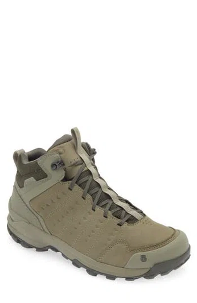 Oboz Sypes Mid B-dry Waterproof Leather Hiking Sneaker In Sandbox
