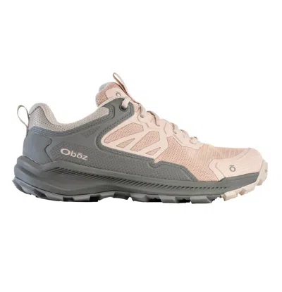Oboz Katabatic Low Hiking Sneaker In Dusty Rose