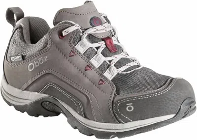 Oboz Women's Mesa Low Bdry Hiking Shoe In Slate In Gray