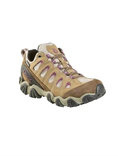 Oboz Women's Sawtooth Hiking Shoes In Violet In Brown