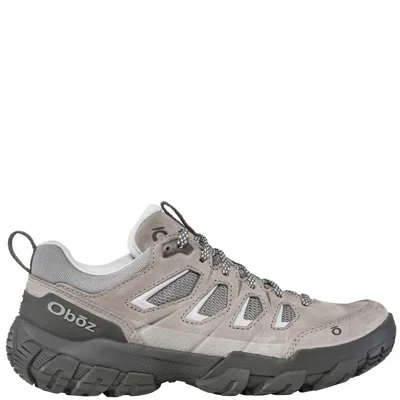 Oboz Women's Sawtooth X Low B-dry Waterproof Trail Shoes In Haze Gray In Neutral