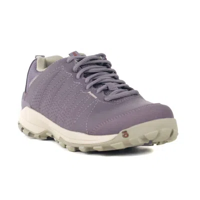 Oboz Women's Sypes Low Leather B-dry Hiking Shoes In Desert Plum In Multi
