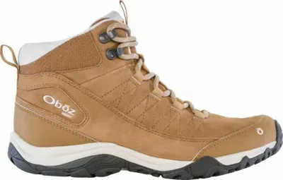 Oboz Women's Sypes Mid Leather B-dry Waterproof Boots In Acorn In Brown