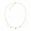 Obsidian Women's One By One Discs Charm Choker, Gold Vermeil In Gold
