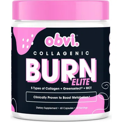 Obvi Burn Elite Collagen Supplement Metabolism