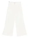 Occleus Bianca Wide-leg Trousers In White