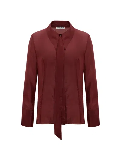 Occleus Charli Silk Shirt In Red