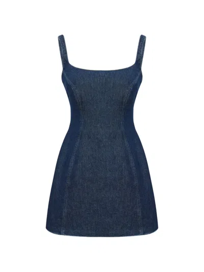 Occleus Foster Mini Dress In Blue