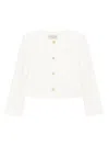 Occleus Milan Fitted Jacket In White