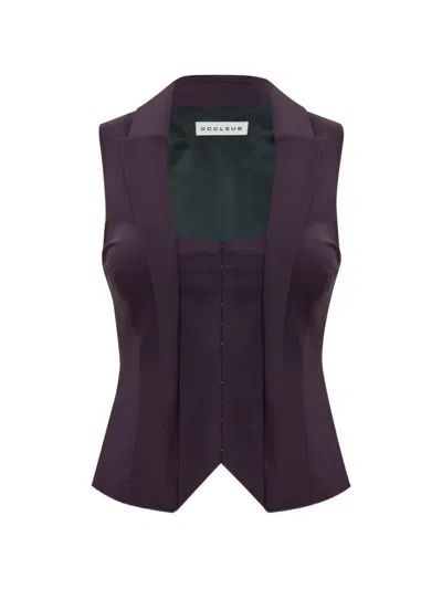 Occleus Salva Vest In Purple