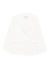 Occleus Wilma Linen Blazer In White