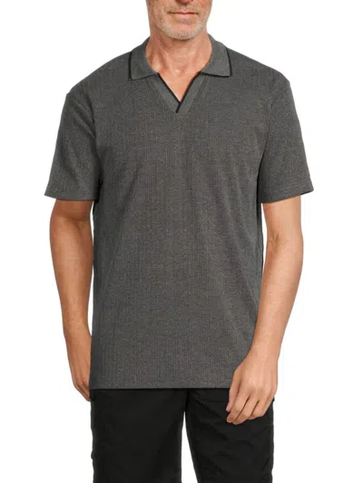 Ocean Current Men's Greg Short Sleeve Polo In Zinc