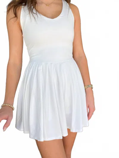 Ocean Drive Athletic Dress In White