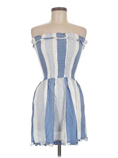 Pre-owned Ocean Drive Clothing Co. Casual Dress In Blue