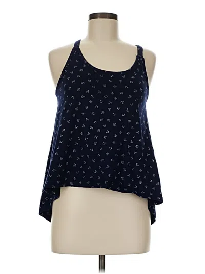 Pre-owned Ocean Drive Clothing Co. Sleeveless Blouse In Blue