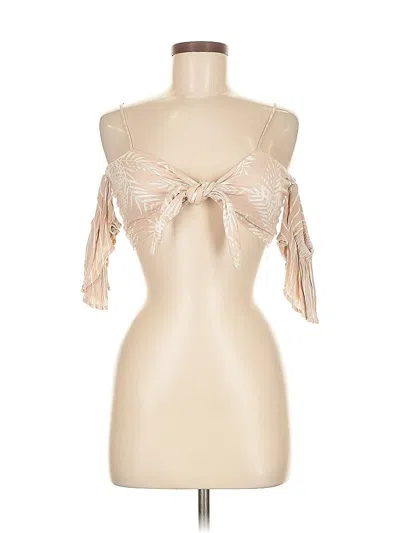 Pre-owned Ocean Drive Clothing Co. Sleeveless Blouse In Brown