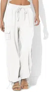 Ocean Drive Sky Pants In White In White