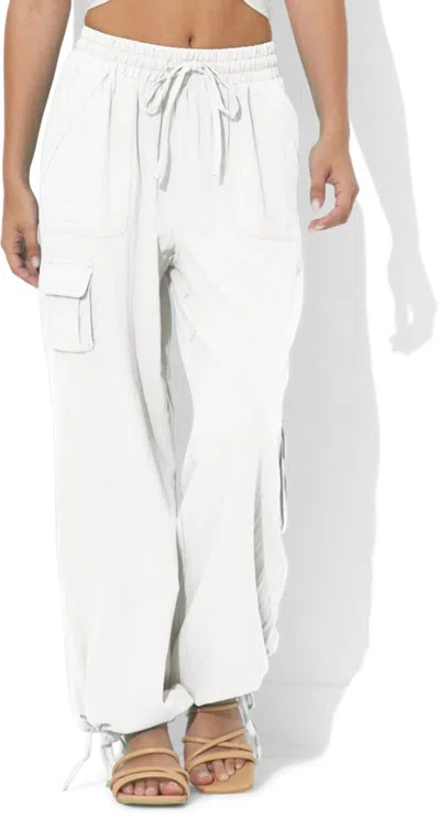 Ocean Drive Sky Pants In White