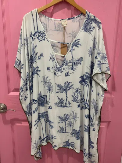 Ocean Drive Women's Island Landscape Coverup In White