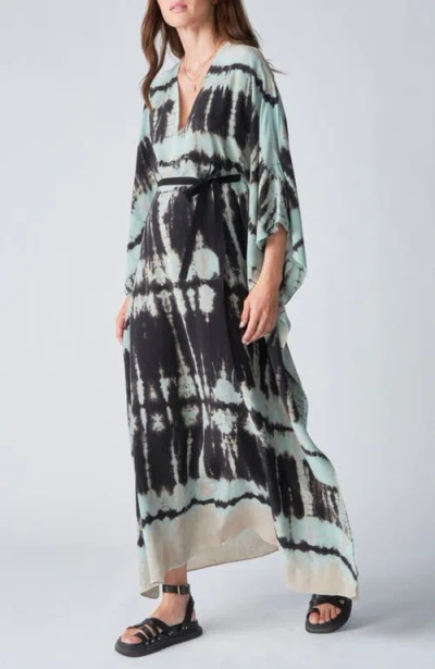 Ocean + Main Ocean+main Cupro Caftan In Gray