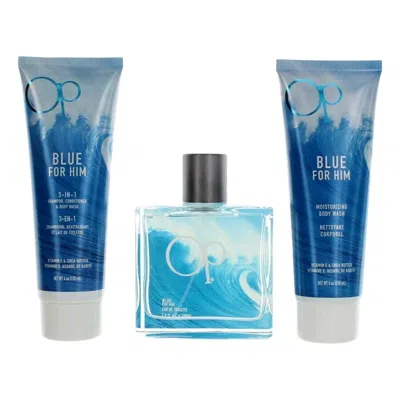 Ocean Pacific Men's Op Blue Gift Set Fragrances 819029019241