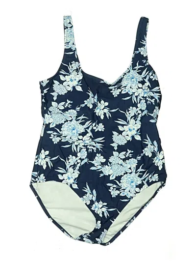 Pre-owned Ocean Pacific One Piece Swimsuit In Blue