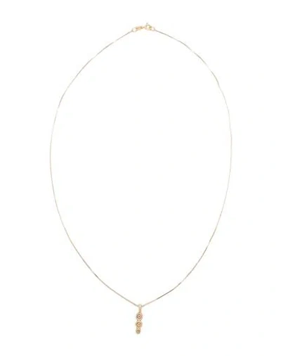 Ocean Republic Woman Necklace Gold Size 19.6 925/1000 Silver, 750/1000 Gold Plated