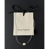 OCEAN RIPPLES 925 STERLING SILVER SINGLE PEARL NECKLACE