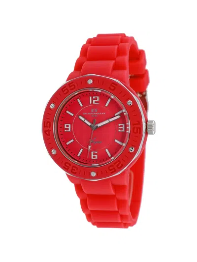 Oceanaut Acqua 42mm Watch In Red