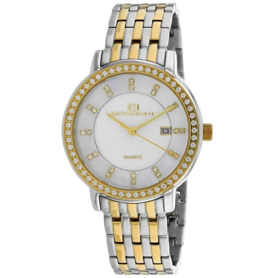 Oceanaut Blossom Mother Of Pearl Dial Ladies Watch Oc0011 In Two Tone  / Gold Tone / Mop / Mother Of Pearl / Yellow