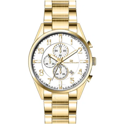 Oceanaut Escapade Chronograph Quartz Silver Dial Men's Watch Oc5853 In Gold