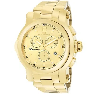 Pre-owned Oceanaut Men's Baccara Xl Gold Dial Watch - Oc0824