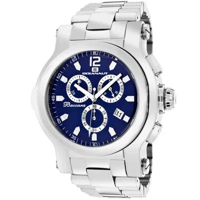 Pre-owned Oceanaut Men's Baccara Xl Navy Blue Dial Watch - Oc0822