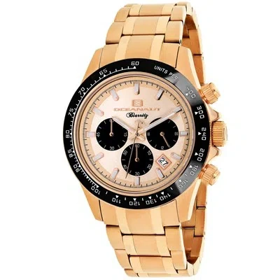 Pre-owned Oceanaut Men's Biarritz Rose Gold Dial Watch - Oc6122