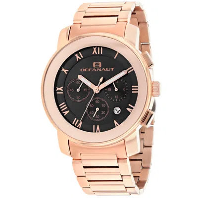 Oceanaut Men's Black Dial Watch In Gold