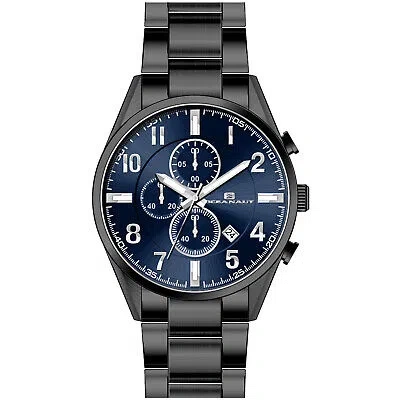 Pre-owned Oceanaut Men's Escapade Blue Dial Watch - Oc5859