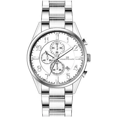 Pre-owned Oceanaut Men's Escapade Silver Dial Watch - Oc5850