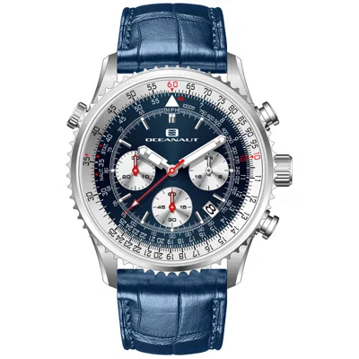 Oceanaut Flight 46mm Watch In Blue