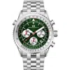 Shop Oceanaut Men's Flight Green Dial Watch