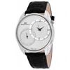 Oceanaut Men's Silver Dial Watch In Black