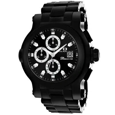 Pre-owned Oceanaut Mens Baccara Xl Black Dial Watch - Oc0828