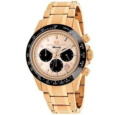 Pre-owned Oceanaut Mens Biarritz Rose Gold Dial Watch - Oc6122