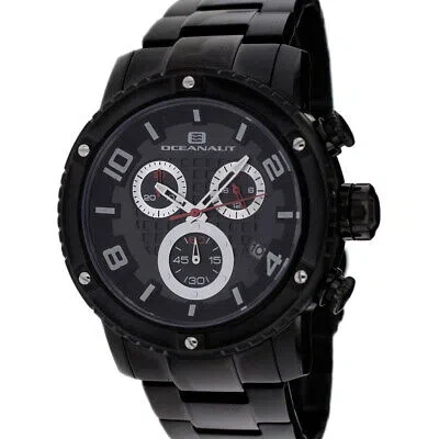 Pre-owned Oceanaut Mens Impulse Black Dial Watch - Oc3124