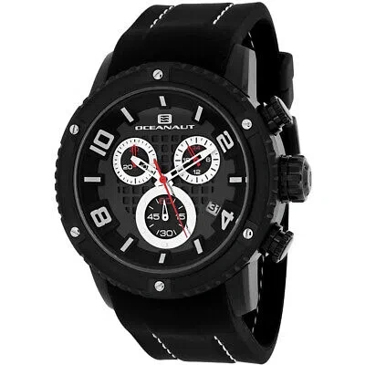 Pre-owned Oceanaut Mens Impulse Sport Black Dial Watch - Oc3124r