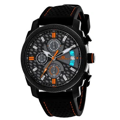 Pre-owned Oceanaut Mens Kryptonite Black And Grey Dial Watch - Oc2323