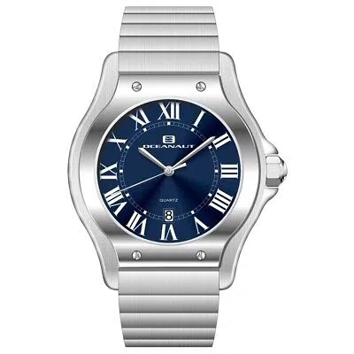 Pre-owned Oceanaut Mens Rayonner Blue Dial Watch - Oc1391