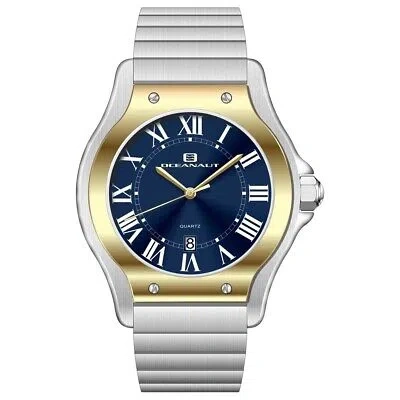 Pre-owned Oceanaut Mens Rayonner Blue Dial Watch - Oc1398