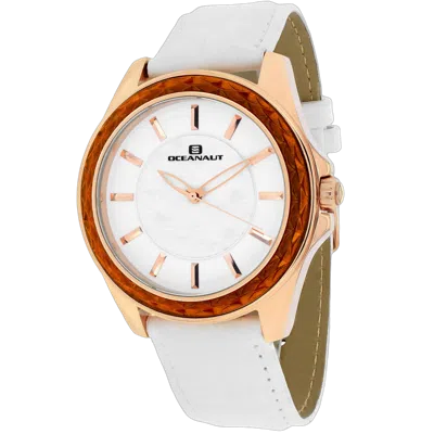 Oceanaut Mother Of Pearl Dial Watch In White