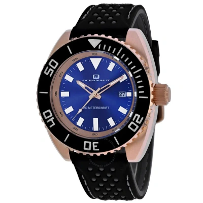 Oceanaut Submersion Quartz Blue Dial Men's Watch Oc0526 In Black / Blue / Gold Tone / Rose / Rose Gold Tone