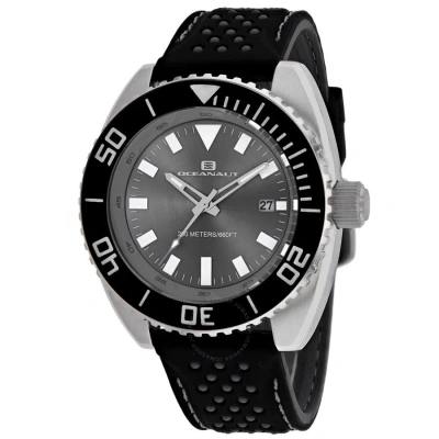 Oceanaut Submersion Quartz Grey Dial Men's Watch Oc0520 In Black / Grey